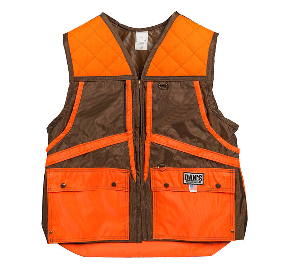 Dan's Game Vest Brown/Orange - Sunnypeak