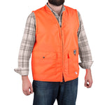 Dan's Heavy Duty Blaze Orange Vest - Sunnypeak